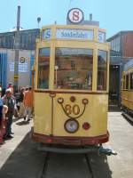 Tw 60 im Gegenlicht, altes depot Bachgasse - 9. 5. 2009