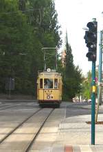 Tw 60 von der Hst. Bahnhof auf dem Weg in die Innenstadt, 9.5.2009