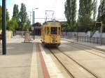 Hist. Bahn - Tw 60 - am Bahnhof, 9.5.2009