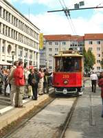 Tw 299 am Platz der Einheit, Sonderfahrten September 2007