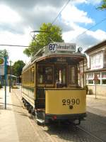 Tw 2990 an dder Endstelle Schleuse Woltersdorf, 23.5.2009
