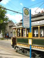 Tw 2990 an der Endstelle Schleuse in Woltersdorf, 23.5.2009