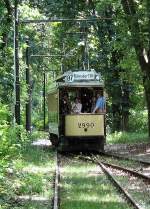Tw 2990 verlt gerade die Endstelle S-Bahnhof rahnsdorf, 23.5.2009