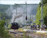 Dampf im Hochschwarzwald. 

23 042 in Aha. September 2025.