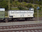 Dampf im Hochschwarzwald. 

Werbewagen 545 407 der Brauerei Rothaus in Seebrugg. September 2025.
