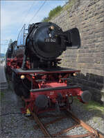 Dampf im Hochschwarzwald. 

23 042 in Seebrugg. September 2025.