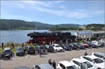 Dampf im Hochschwarzwald. 

Der Museumszug mit 23 042 umringt von begeisterten Menschen in Schluchsee. September 2025.