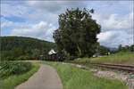 Kurzer Besuch beim Kanderli. 

Ausfahrt des Museumszuges mit Lok 30 aus Hammerstein. Juli 2024.