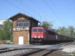155 232 durchfhrt am 29.04.2007 den Bahnhof Bad Ksen. Mittlerweile wird auch Bad Ksen vom ESTW Leipzig  regiert  und der Posten 3 ist auch Geschichte...