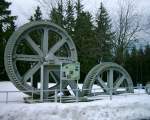 Alte Zahnrder der Bergbahn (5.02.09)