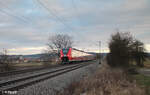 1463 001 als RE 22 57911/59492 München Flughafen – Nürnberg Hbf  bei Pölling 11.01.25