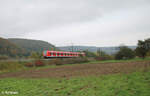423 863-0 der S-Bahn München auf Überführungsfahrt nach München bei Wernfeld im Maintal. 20.10.24