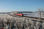 612 154 als RE32 RE4883 Nürnberg - Hof bei Marktleuthen. 29.12.24