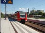 425 223 als S 3 nach Karlsruhe Hbf in Germersheim. 22.05.2009