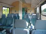 Der Innenraum eines VT 614. 21.07.2006