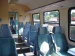 Der Innenraum eines VT 614. 21.07.2006