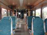 Der Innenraum eines VT 646 der Hessischen Landesbahn. 12.07.2008