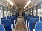 Der Innenraum eines VT 609 der Bayerischen Oberlandbahn. 05.10.2008