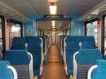 Der Innenraum eines ET 427 der Westfalenbahn. 07.03.2009