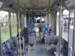 Der Innenraum eines RegioSprinters der Rurtalbahn. 05.04.2009