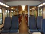 Der Innenraum eines VT 629. 11.04.2009