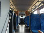 Der Innenraum eines VT 642 der Erzgebirgsbahn. 14.07.2025