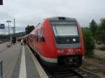 612 656 als RE 31 nach Hof Hbf in Saalfeld (Saale). 21.06.2008