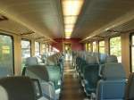 Der Innenraum eines VT 628 der Westerwaldbahn. 12.10.2008
