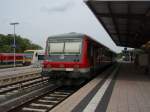 928 492 als RE 13 aus Mainz Hbf in Alzey. 21.05.2009