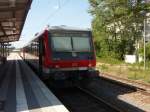628 699 als RB 59 aus Bruchsal in Germersheim. 22.05.2009
