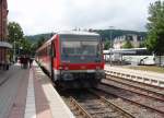 628 695 als RB 54 nach Winden (Pfalz) in Bad Bergzabern. 06.06.2009