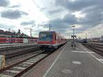 628 445 als RB 66 aus Lauterecken-Grumbach in Kaiserslautern Hbf. 15.03.2025