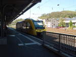 VT 205 der Hessischen Landesbahn als RB 90 nach Limburg (Lahn) in Siegen Hbf. 26.04.2025
