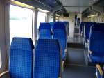 Der Innenraum eines VT 643. 06.07.2006