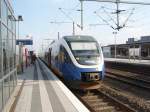 VT 707 der NordWestBahn als RB 75 nach Osnabrck Hbf in Bielefeld Hbf. 08.03.2008