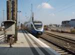 VT 705 der NordWestBahn als RE 82 aus Detmold bei der Einfahrt in Bielefeld Hbf. 08.03.2008