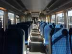 Der Innenraum eines VT 643 der NordWestBahn. 08.03.2008