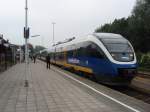 VT 709 der NordWestBahn als RB 31 aus Duisburg Hbf in Xanten. 31.05.2008