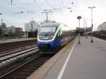 VT 744 der NordWestBahn als RE 14 nach Borken (Westf.) in Essen Hbf. 02.08.2008