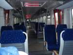 Der Innenraum eines Albino VT 643 der NordWestBahn. 30.09.2008