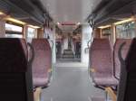 Der Innenraum eines VT 643 der NordWestBahn. 28.02.2009