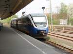 VT 705 der NordWestBahn als RB 67 nach Bielefeld Hbf in Mnster (Westf.) Hbf. 12.04.2009
