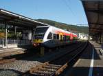 Ein VT 646 der Hellertalbahn als RB 96 nach Dillenburg in Betzdorf (Sieg). 27.09.2008