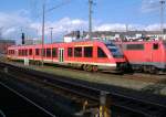 Ein VT 648 als RB 52 Dortmund Hbf - Ldenscheid bei der Einfahrt in Hagen Hbf. 14.04.2006