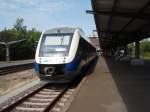 VT 109 der EVB als RB aus Bremerhaven Hbf in Cuxhaven. 07.06.2008