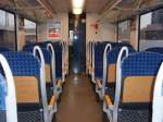 Der Innenraum eines VT 648. 15.11.2008