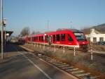 Zwei VT 648 als RE 57 nach Dortmund Hbf in Bestwig. 02.04.2009