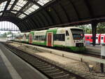 VT 316 der Erfurter Bahn als RB 21 aus Erfurt Hbf in Gera Hbf. 14.07.2025
