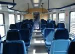 Der Innenraum eines Halberstdter Steuerwagens der Abellio Rail NRW. 08.04.2006
