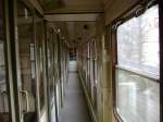 Der Innenraum eines Bm-Wagens. 14.04.2006